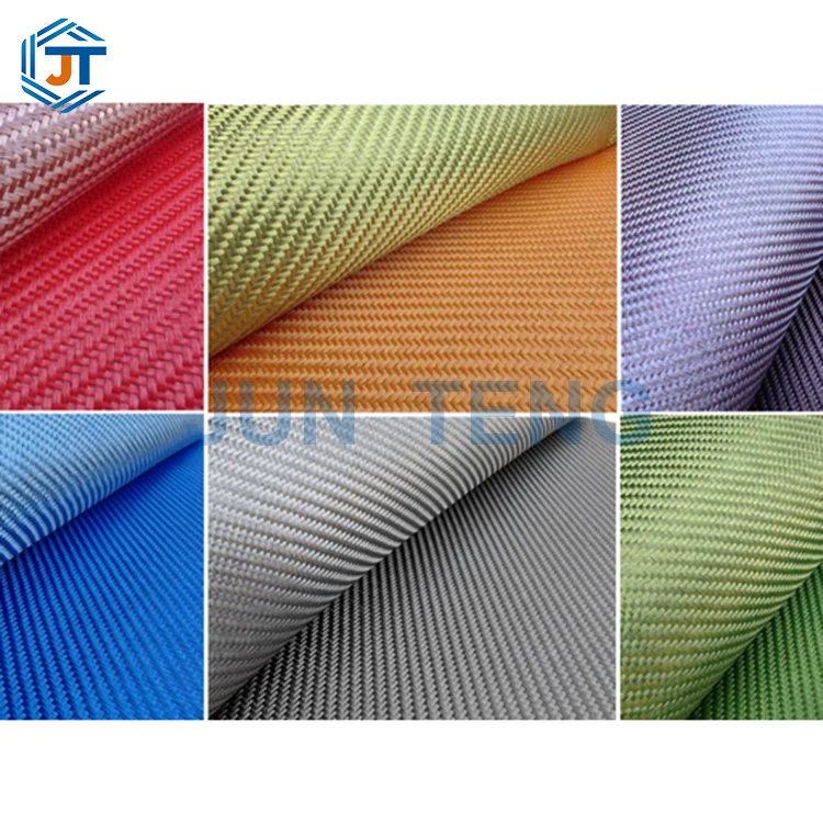 Tissu en fibre de carbone tissé coloré 3K